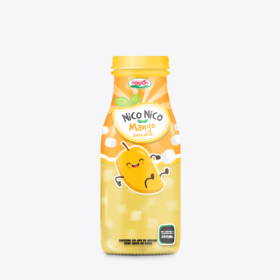 Lychee Juice With Nata De Coco Drink | Glass Bottle, 280Ml