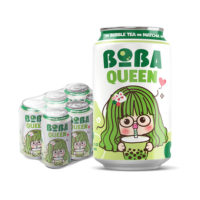 Popping boba queen matcha bubble tea 3