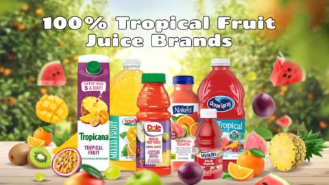 100% tropical fruit juice brands