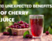 10 unexpected benefits of cherry juice