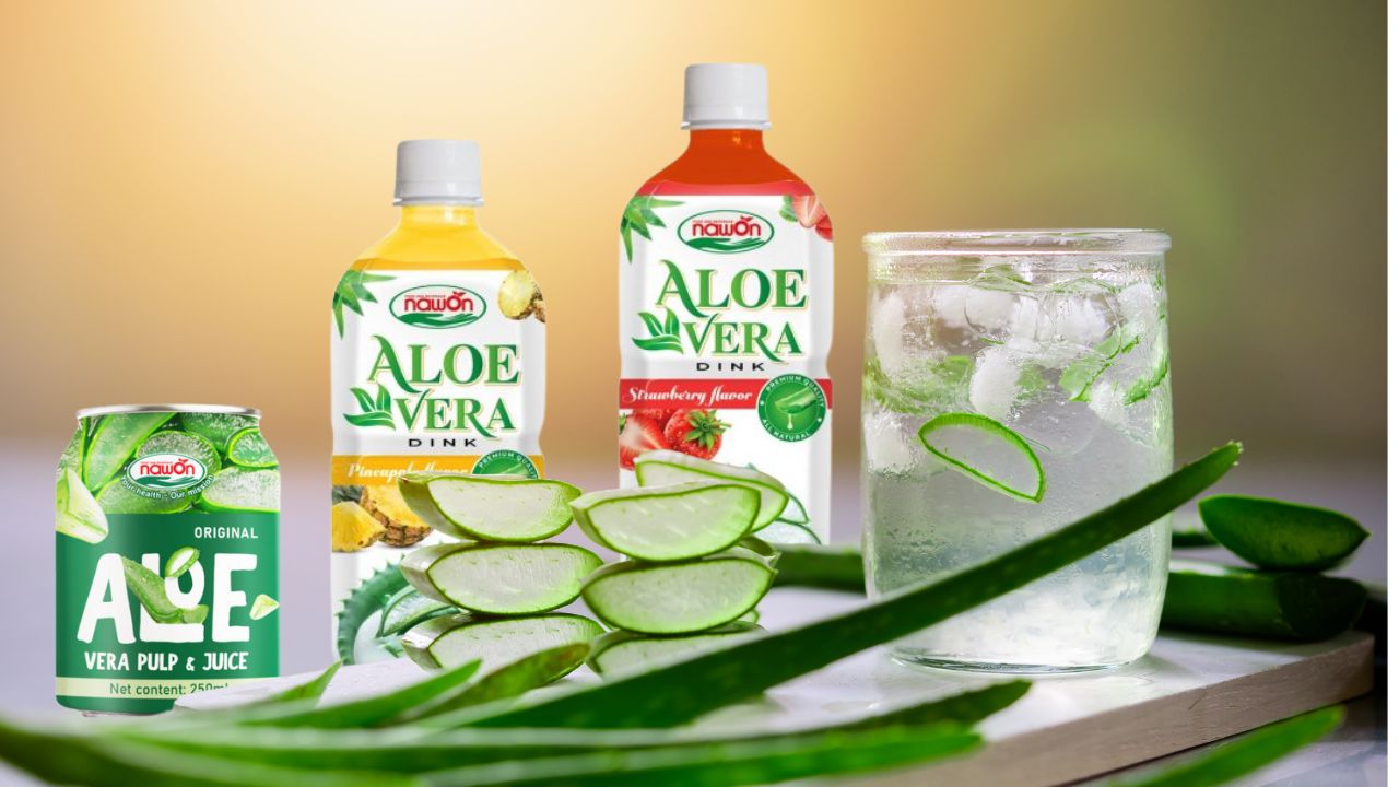 Aloe vera spring drinks