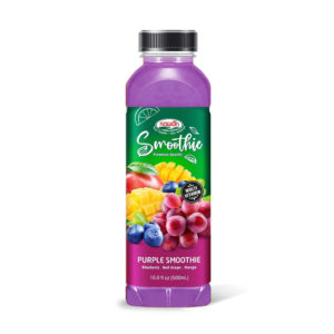 Bottle 500ml healthy smoothie drink purple mixes (2)