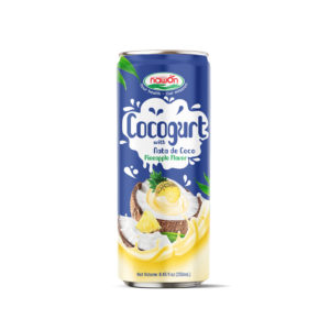 Can 250 ml 8 46 fl oz pineapple cocogurt drink with nata de coco nawon