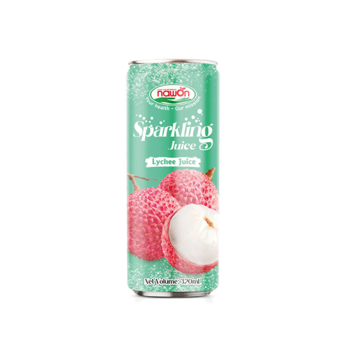 can 320 ml sparkling lychee juice drink