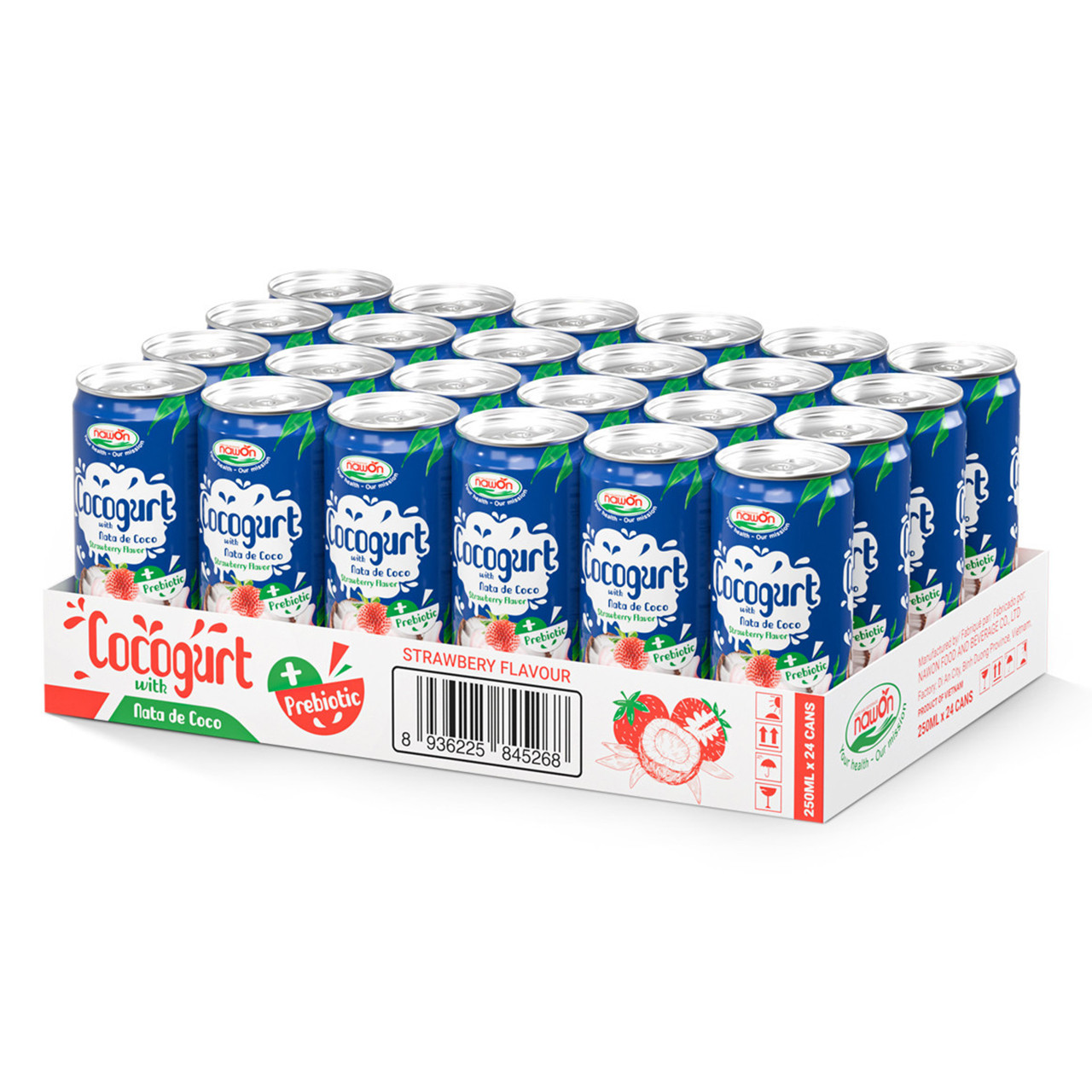 Canned 250ml 8 46 fl ozocogurt drink strawberry flavor wholesale supplier (2)