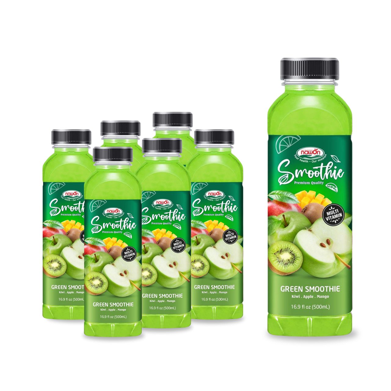 healthy smoothie drink green mixes 500ml 2