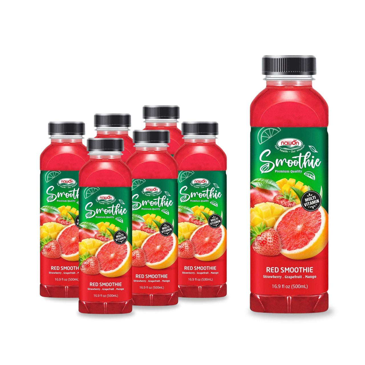 healthy smoothie drink red mixes 500ml