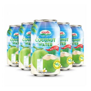 can 330 ml 11 18 fl oz refreshing natural coconut water with tender coconut pieces nawon