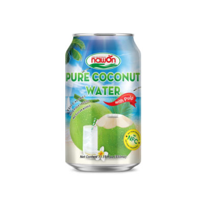 Nawon 100 Fresh Coconut Water with Pulp Can 330ml