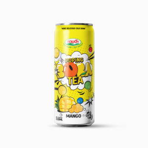 Nawon Bubble Boba Tea With Mango Flavour | Can, 320Ml