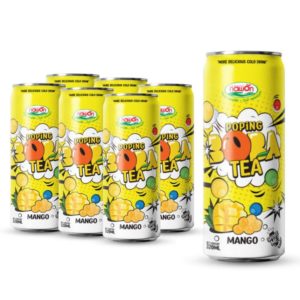nawon poping boba tea with mango flavour can 320ml