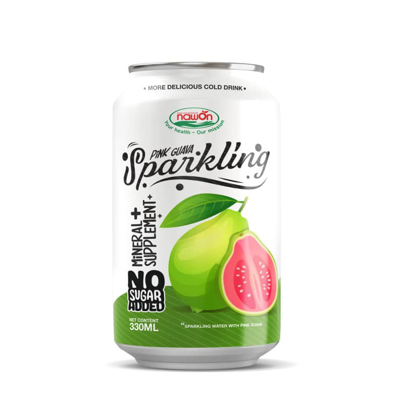 Sparkling guava juice drink