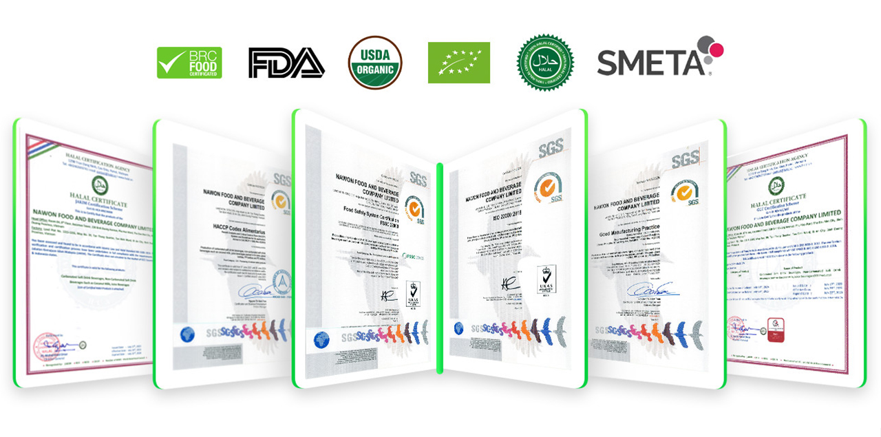 International Food and Beverage Certifications nawon beverage certification
