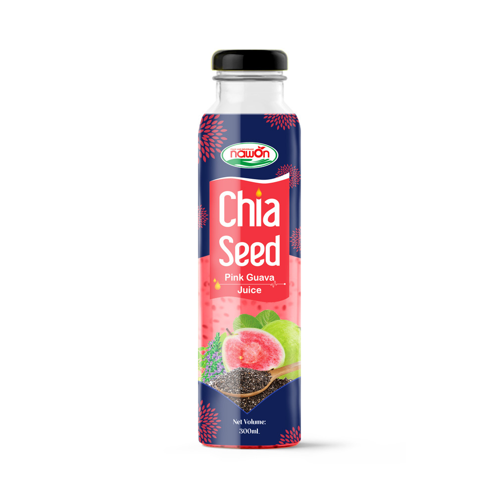 chia seed with guava juice