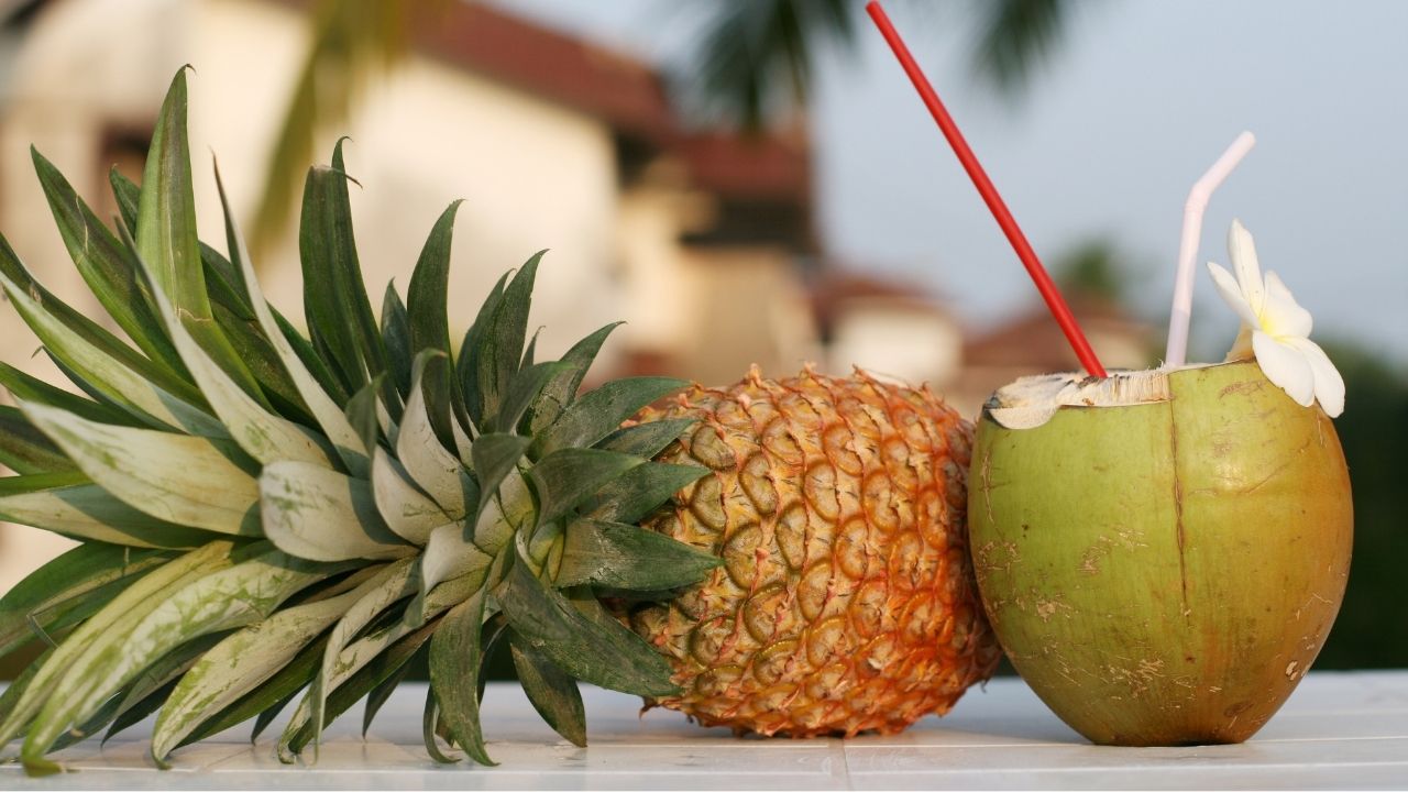 coconut water pineapple juice