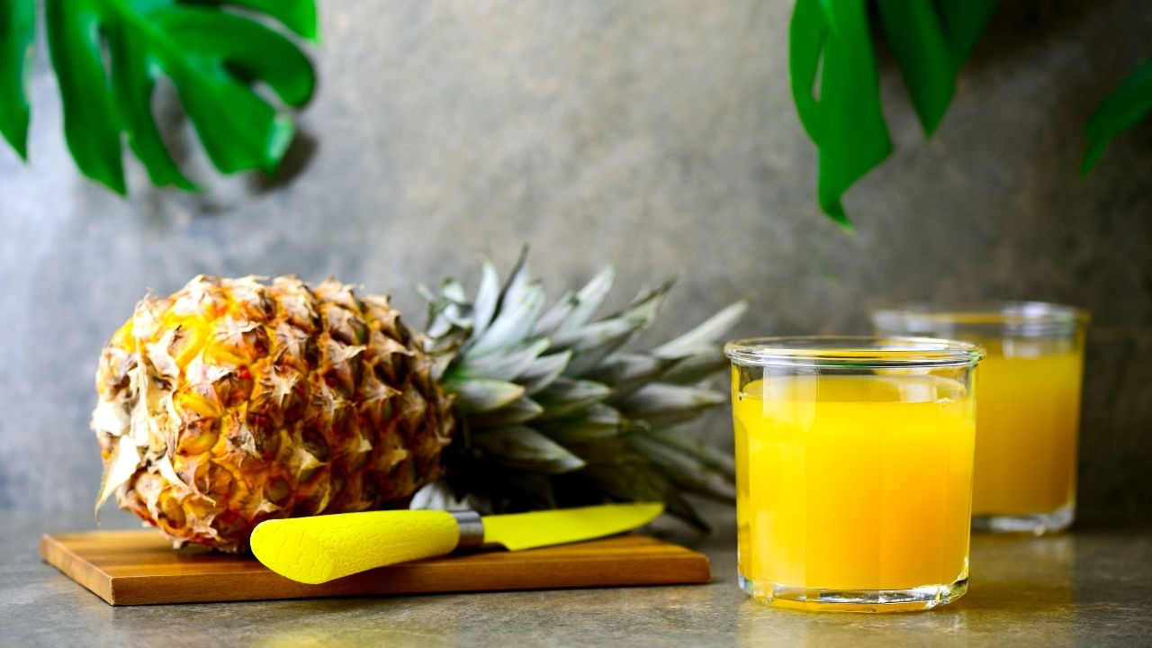how to make pineapple juice