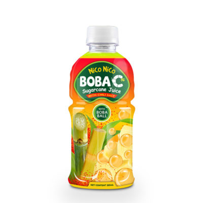 Boba Sugarcane Juice With Chili Salt Flavor | Bottle, 320ML
