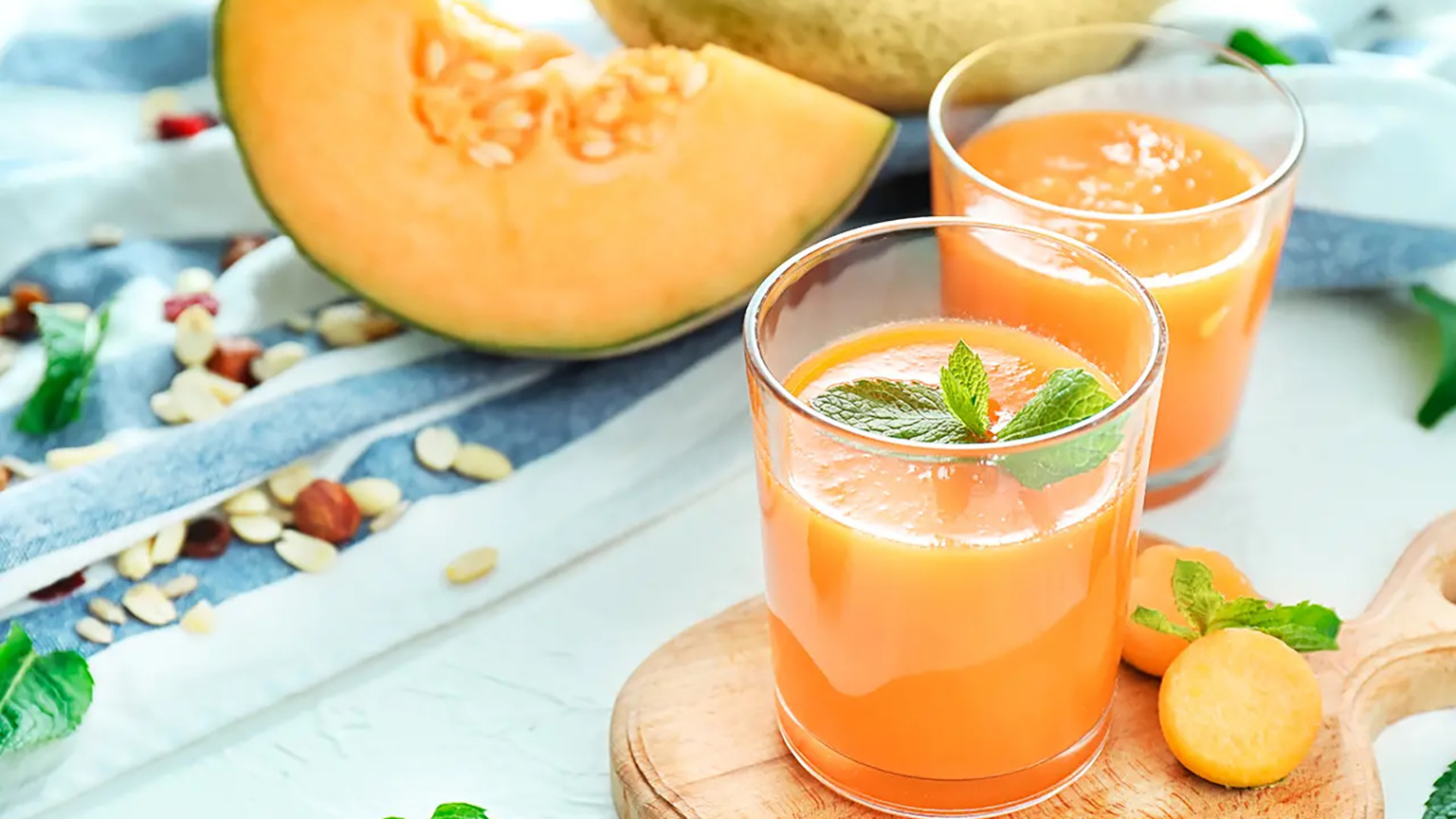 Melon juice: one of the choices for summertime