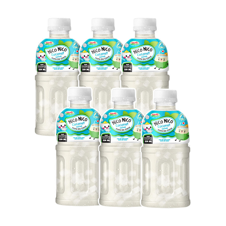 nata de coco juice drink coconut water low suger bottle 320ml