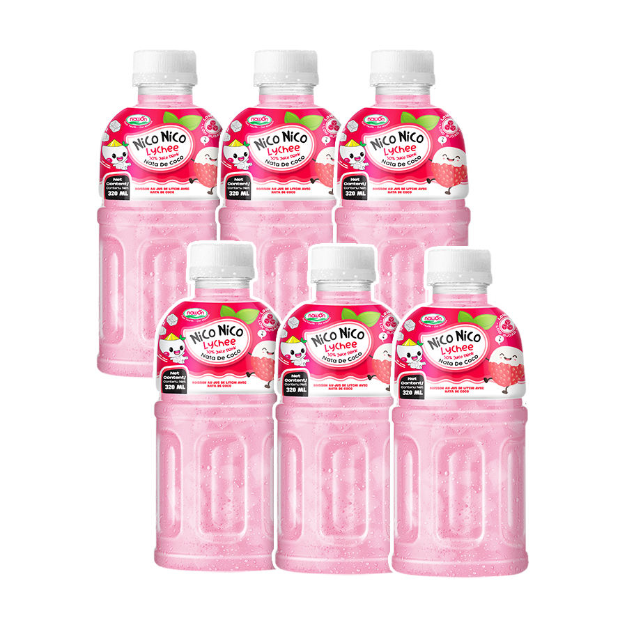 nata de coco juice drink lychee juice low suger bottle 320ml