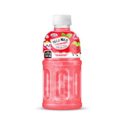 Nata de coco juice drink strawberry juice low suger