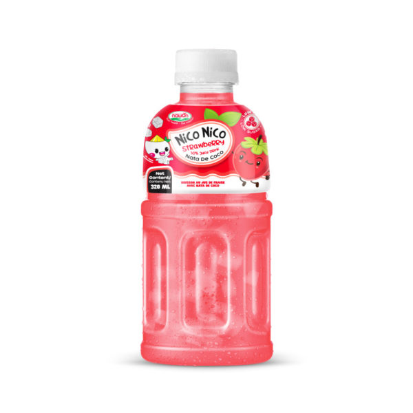 Nata de coco juice drink strawberry juice low sugar