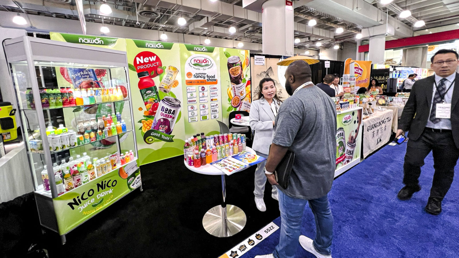 Nawon at the summer fancy food show 2024