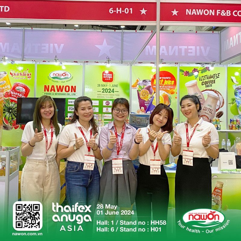 Nawon beverage at thaifex 2024