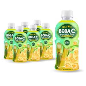 popping boba sugarcane juice with ogirinal flavor bottle 320ml