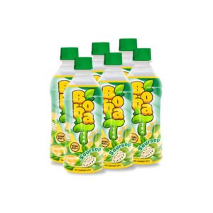 popping boba tea with soursop juice flavor bottle 350ml 2