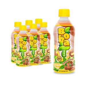 popping boba tea with tamarind juice flavor bottle 350ml