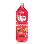 Strawberry Water With Nata De Coco | Bottle, 1000Ml