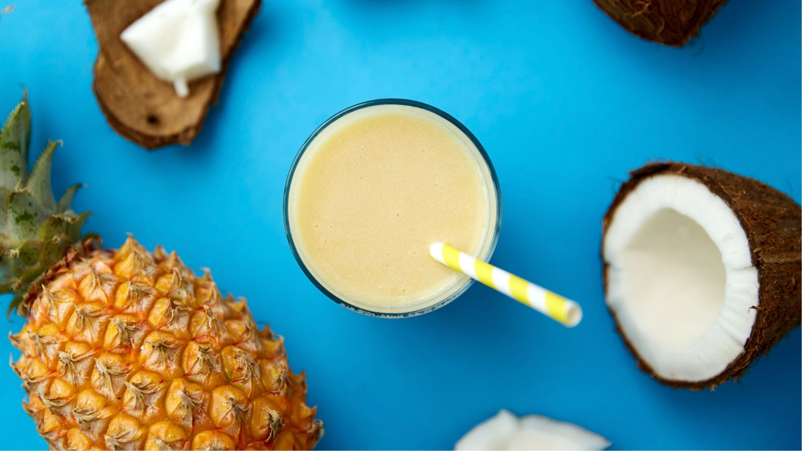 Coconut Milk with Fresh Pineapple Juice