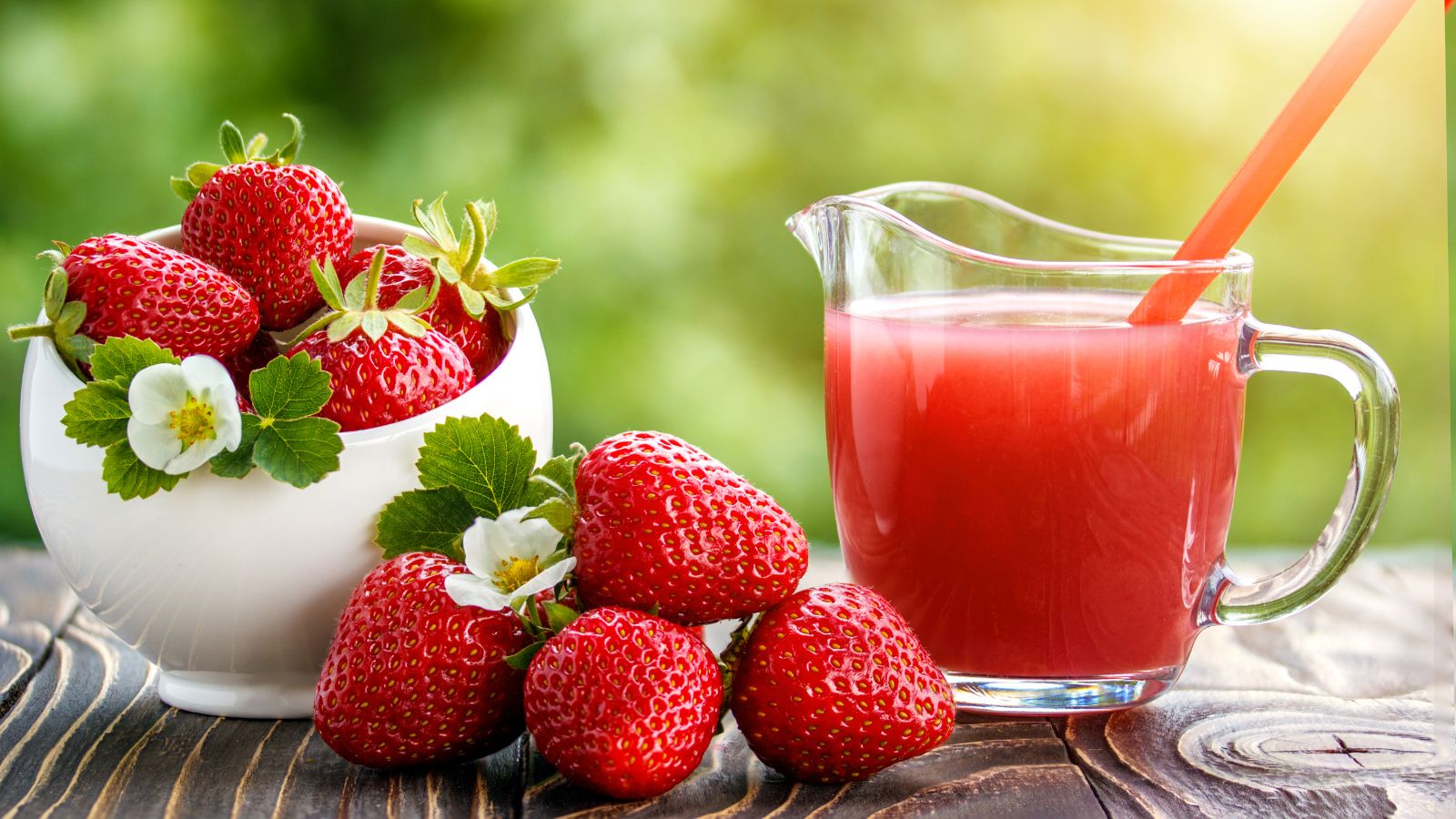 Strawberry healthiest juice