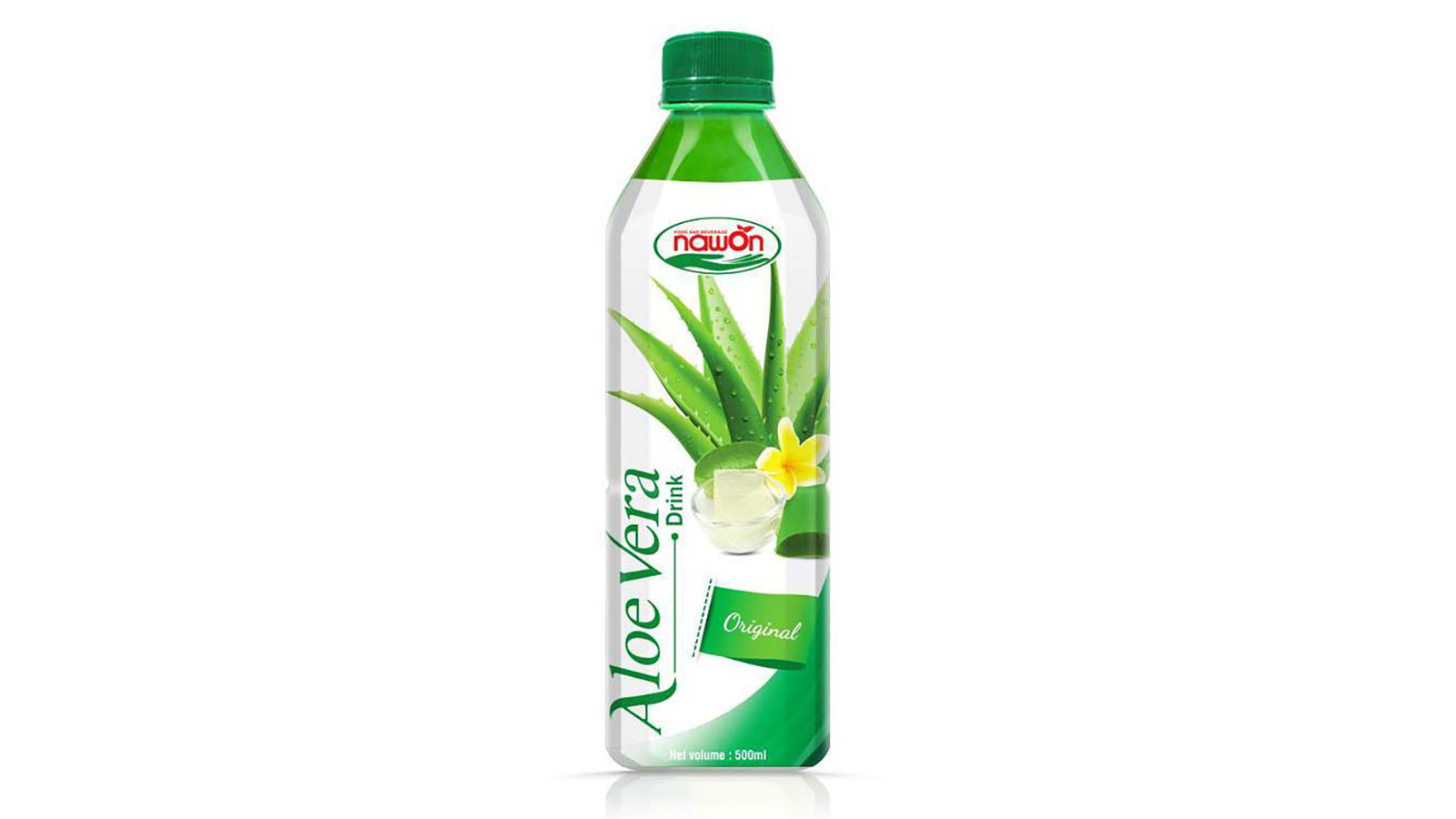 Aloe vera drink with juice flavor