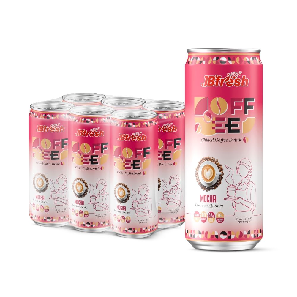 can 250ml 8 45 fl oz premium quality mocha chilled coffee drink