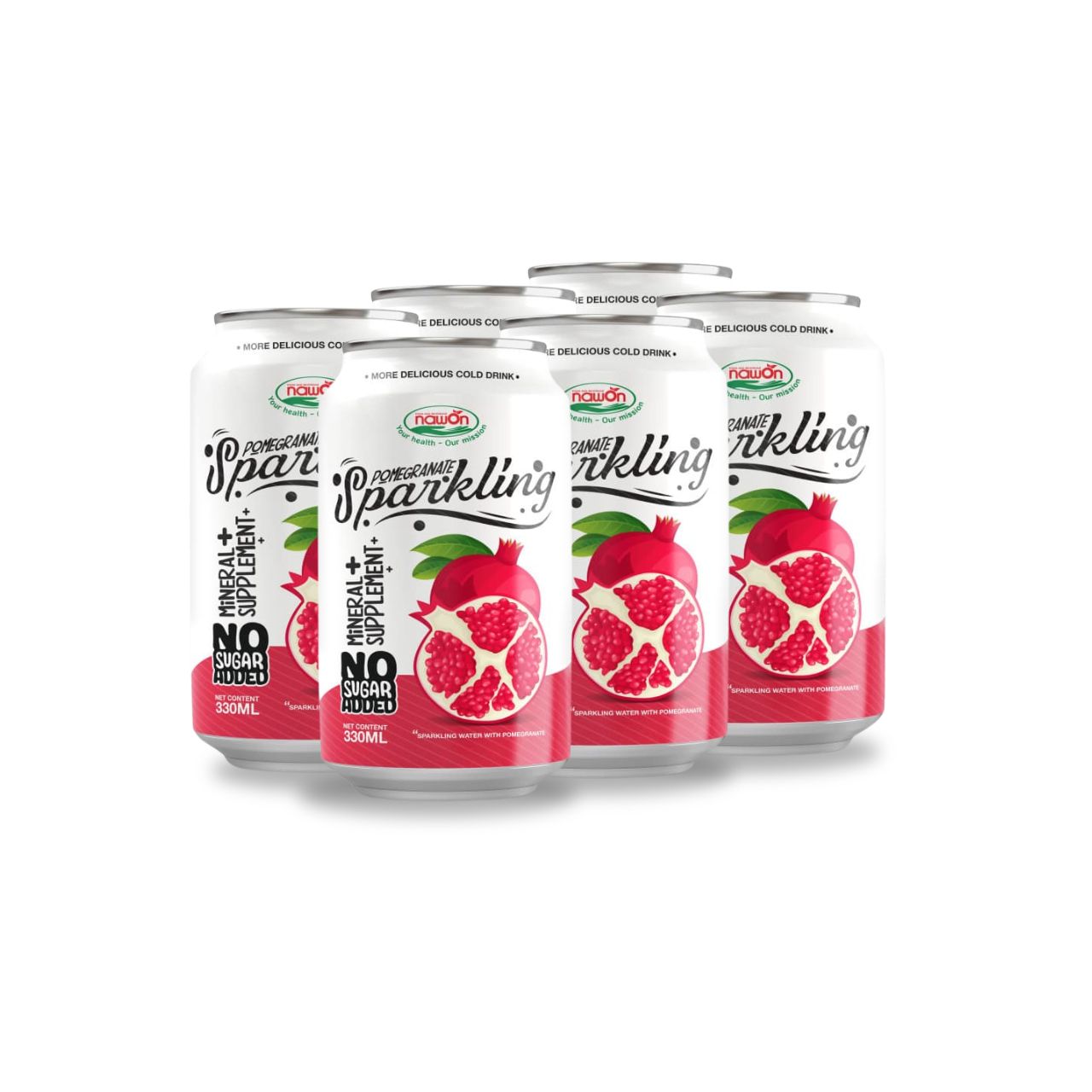 sparkling pomegranate juice drink