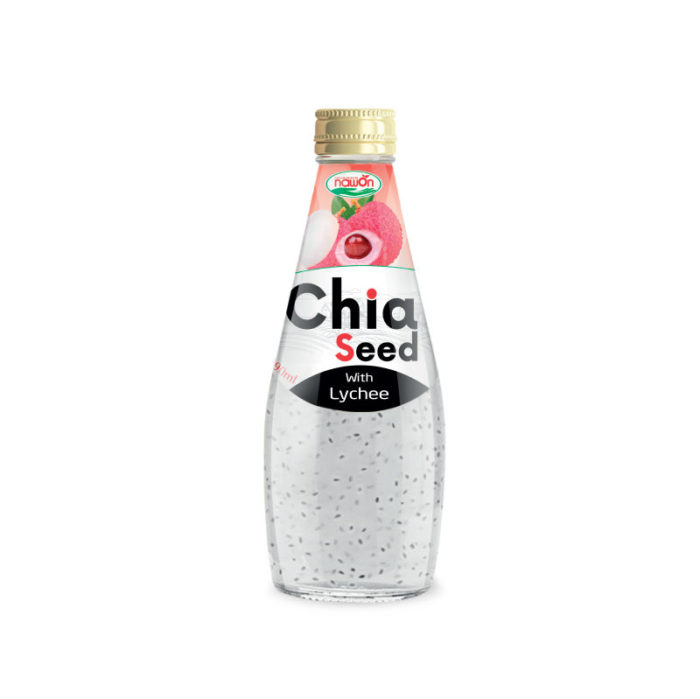 290ml Chia Seed Drink with Lychee Flavor