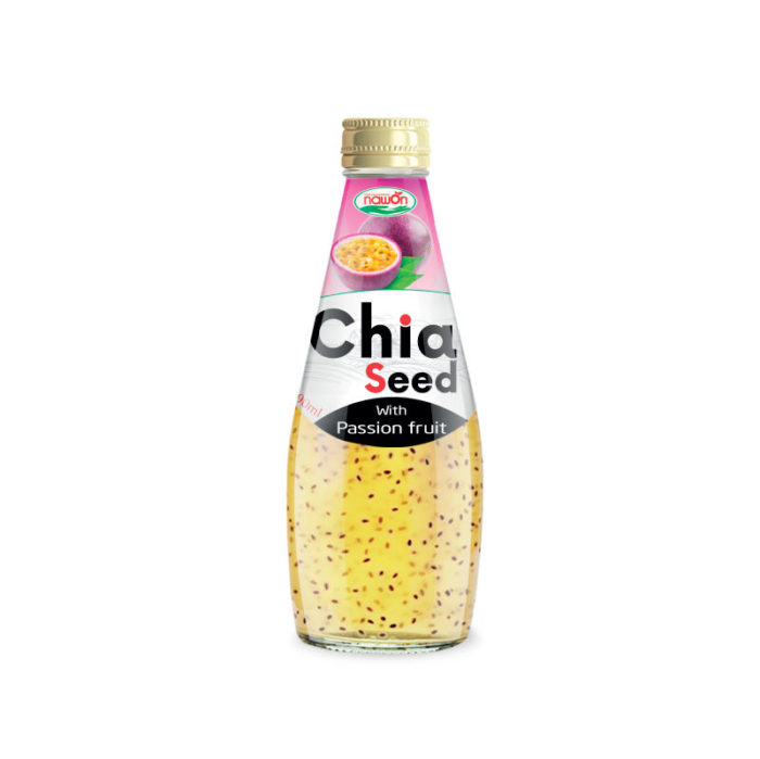 290ml Chia Seed Drink with Passionfruit Flavor