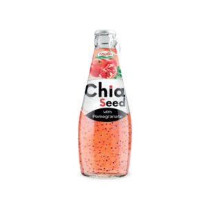 290ml Chia Seed Drink with Pomegranate Flavor