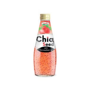 290ml Chia Seed Drink with Strawberry Flavor