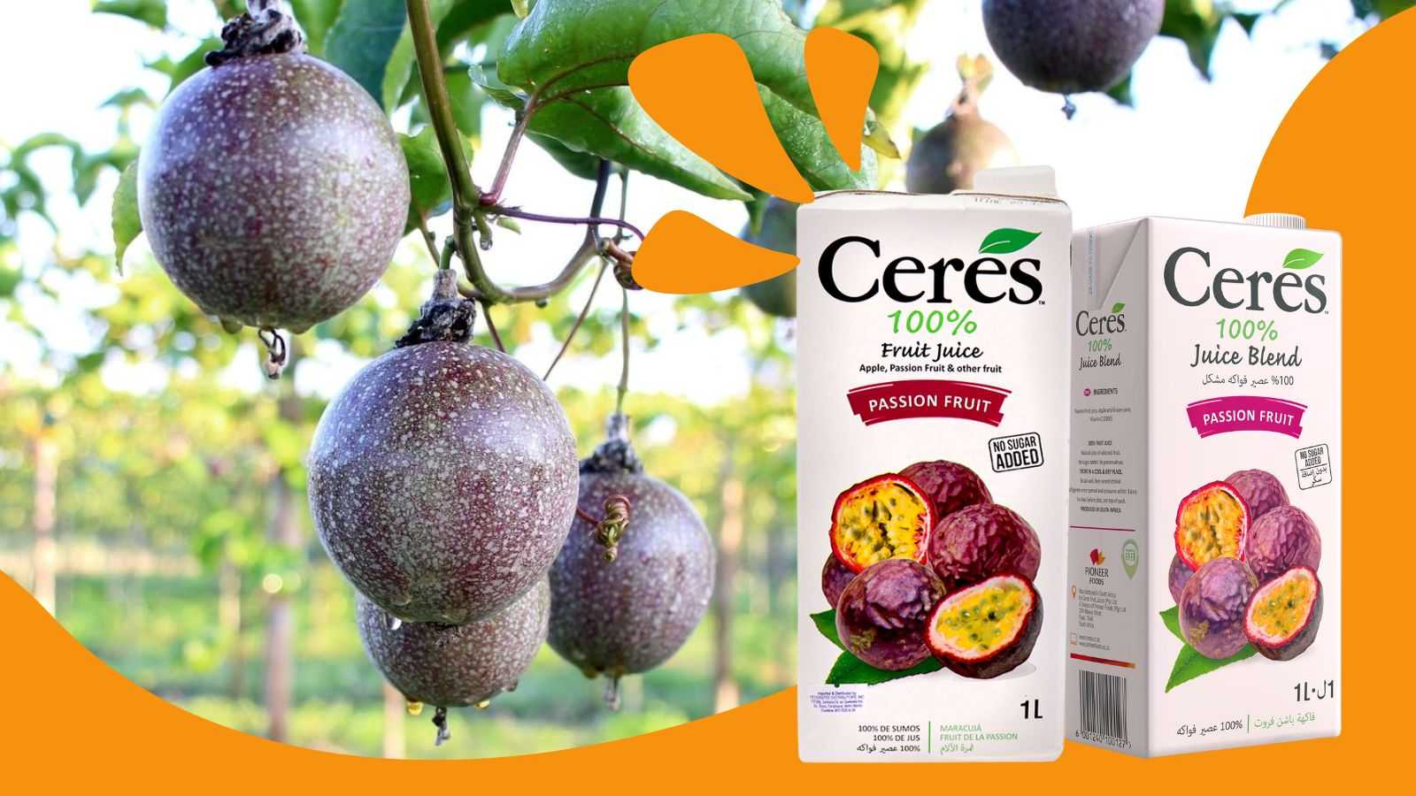 Ceres passion fruit juice