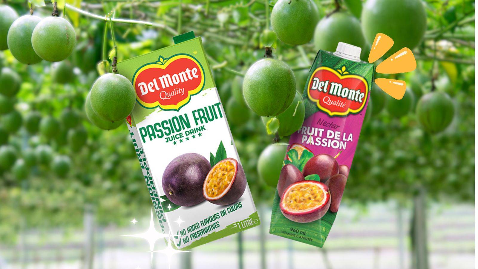 Del monte passion fruit juice