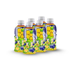 boba tea with blueberry flavor bottle 320ml 2