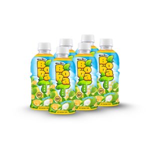 boba tea with coconut flavor bottle 320ml