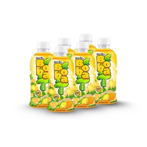 boba tea with pineapple flavor bottle 320ml