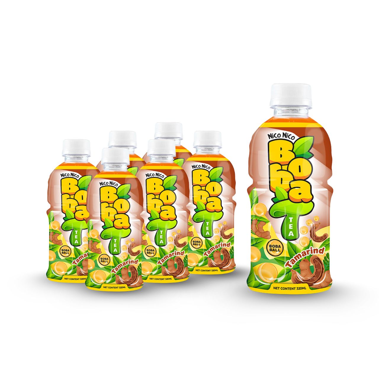 boba tea with tamarind flavor bottle 320ml 2