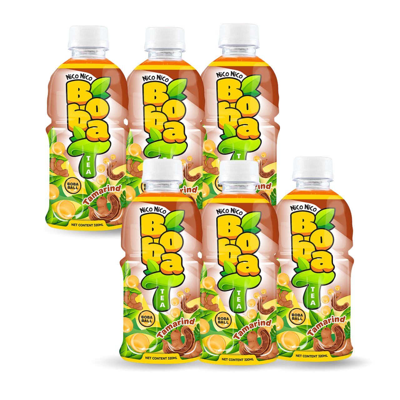 boba tea with tamarind flavor bottle 320ml