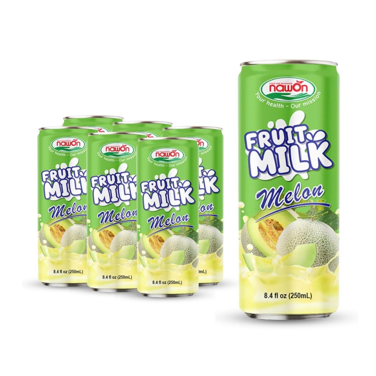 Can 250 ml 8 46 fl oz natural melon milk drink flavor (1)