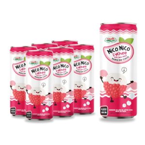 nata de coco drink with lychee flavor can 320ml